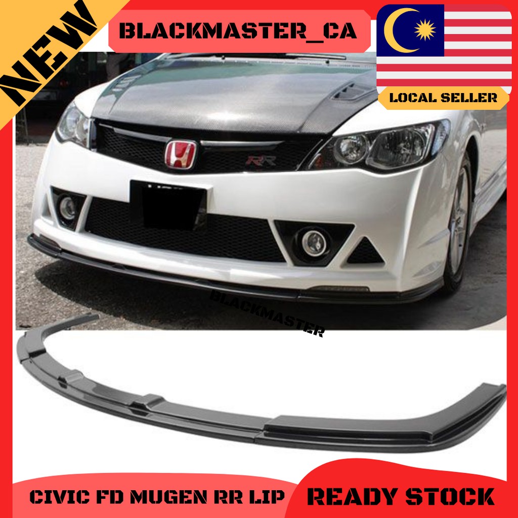 Front Bumper Grill For Civic Fd Type R Mugen Style Carbon Off