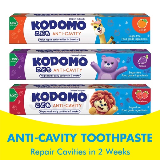 Kodomo toothpaste clearance ingredients