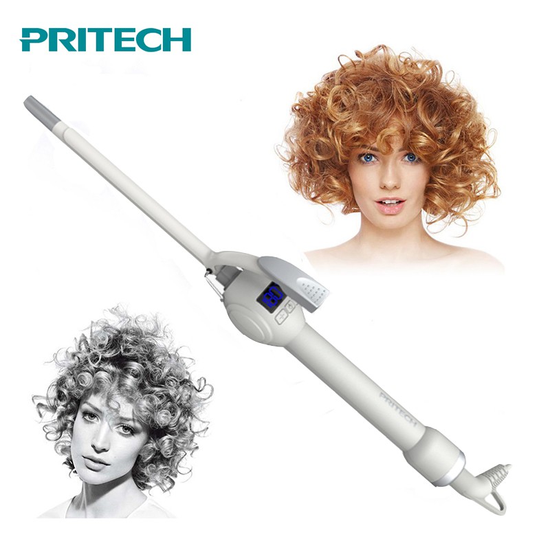 Electric hair curling outlet wand