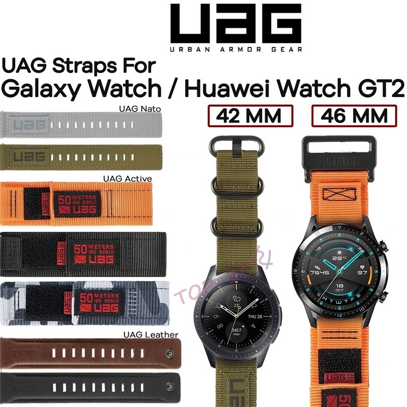 UAG Straps Samsung Galaxy Watch Huawei GT1 2 Sizes 42mm 46mm