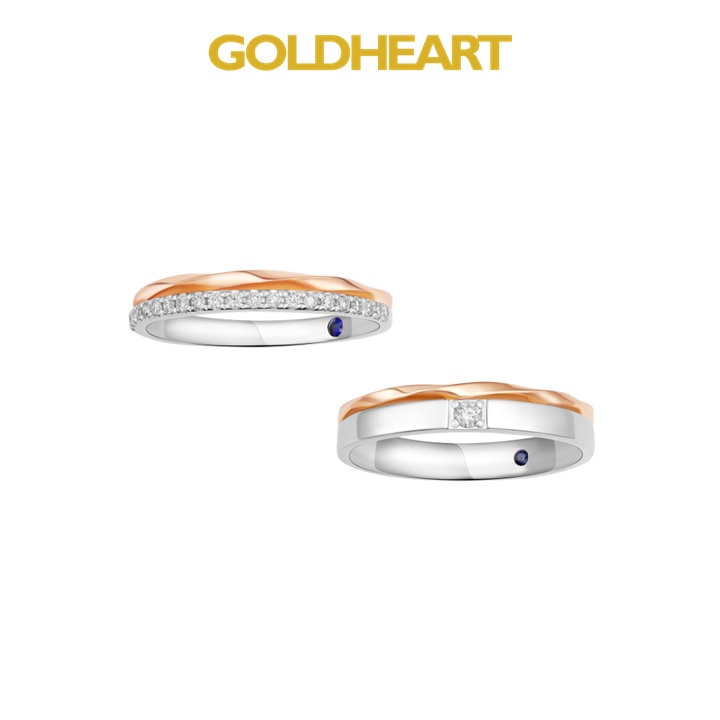 Gold heart deals wedding ring