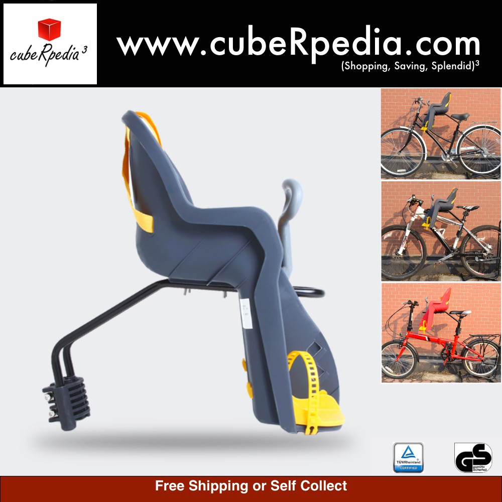 Bicycle baby outlet seat front