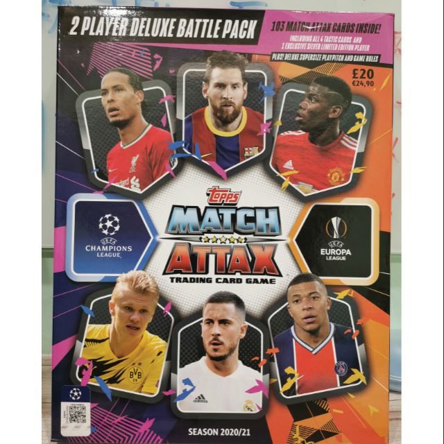 Deluxe 2 Player Battle Pack, Match Attax 2020/21 