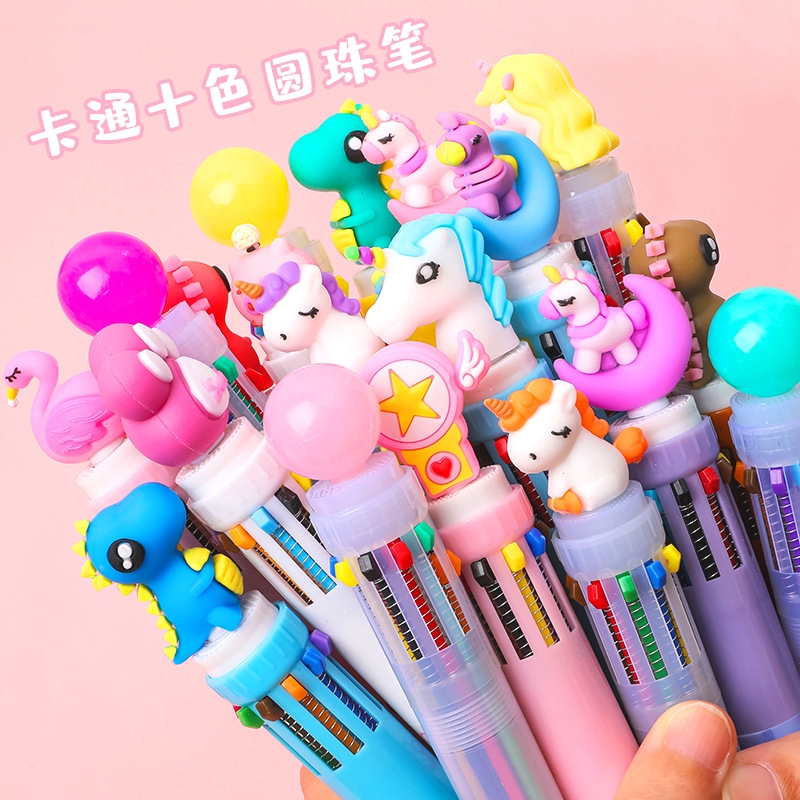 Cute Animal Gel Ink Pens, 8 Pieces 0.38mm Cartoon Alpaca Rollerball Pens  Colorful Kawaii Fine Point Pen Smooth Writing Gel Pen Black Ink Ballpoint  Pen