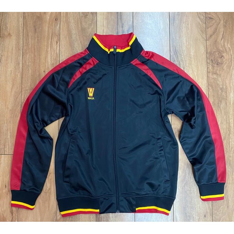 Red yellow sale and blue jacket