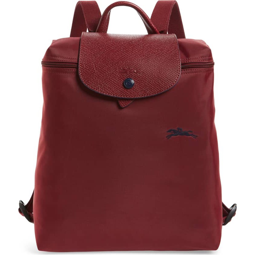 Longchamp on sale backpack red