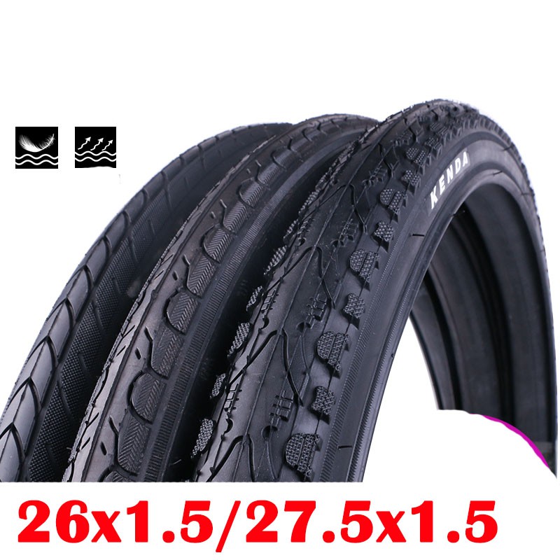 Mountain bike 26 inch 27.5inch 26x1.25 26 x 1.5 27.5X1.75 1.5 with inner tube Bicycle tire high speed semi bald tire Shopee Singapore