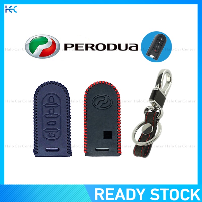 Ready Stock】100% Genuine Leather Key Cover For Perodua Myvi