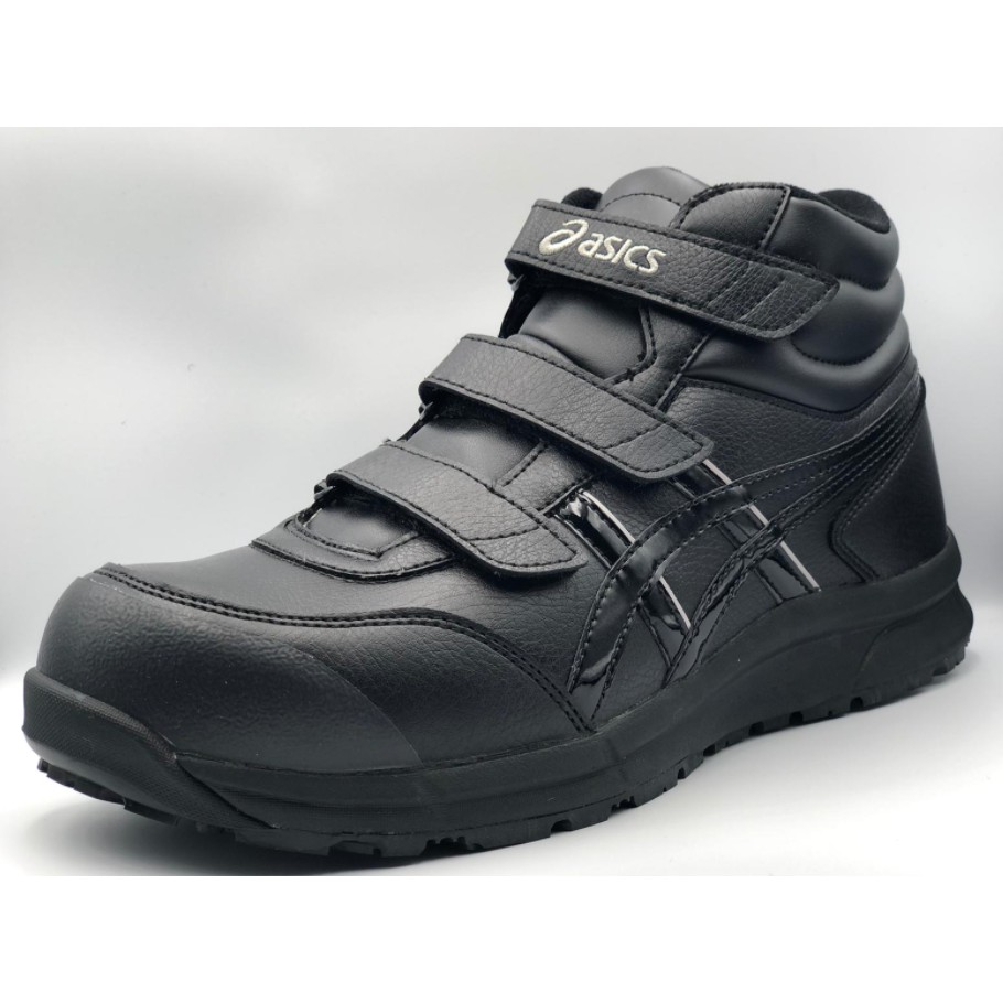 Asics black shop work shoes