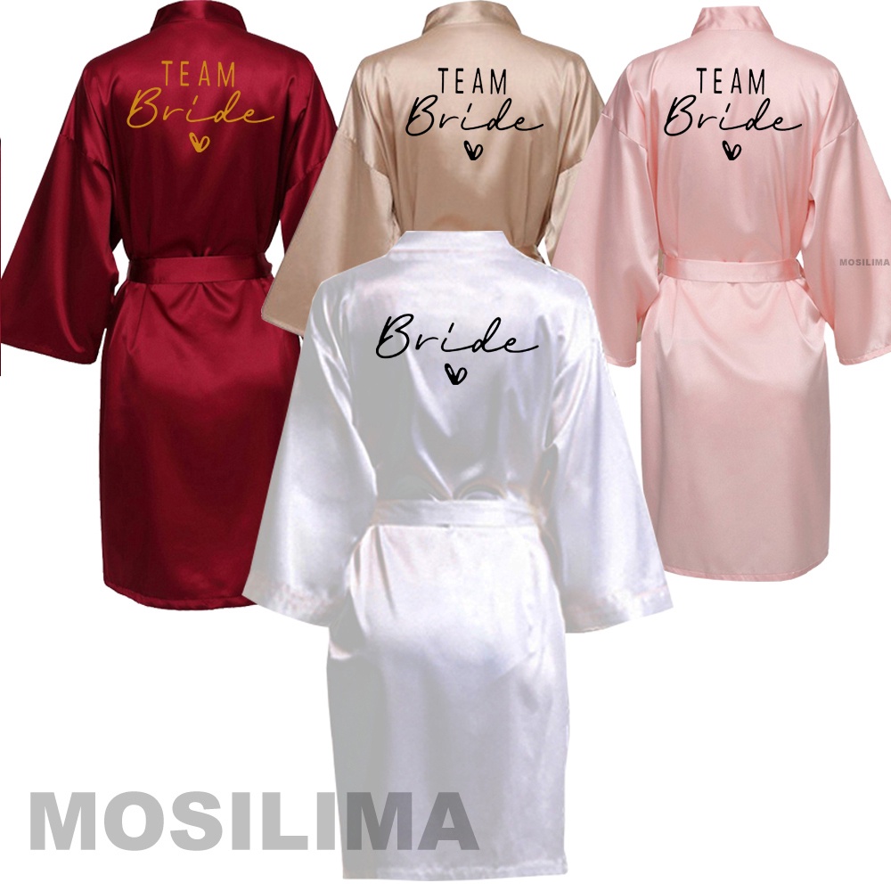 Team on sale bride robe