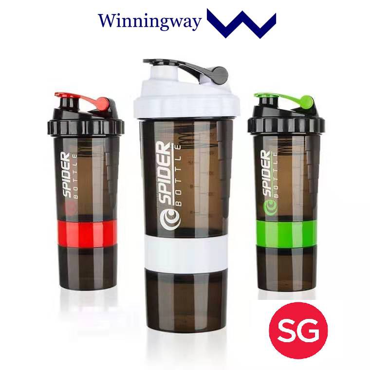 1Pc, 24 OZ Shaker Bottle for Protein Mixes, Leakproof Portable Clear Shaker  Cups for Workout