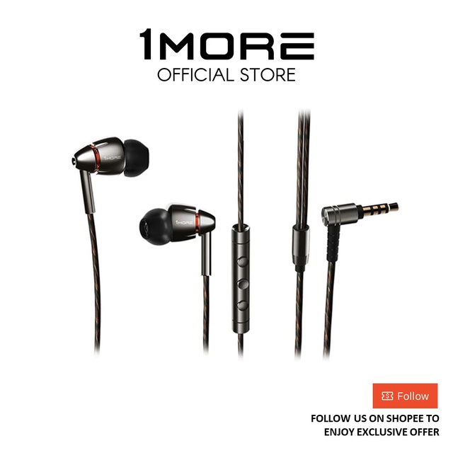 1MORE Quad Driver In Ear Headphones E1010 1MORE Authorised