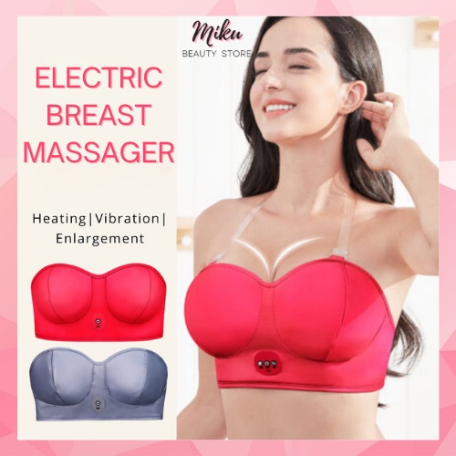 2020 NEW!!! Electric Massage Bra Breast Massager Vibration Chest Sexy Massage  Electric Instrument Electric Massage Underwear