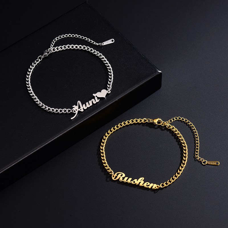 Chain bracelet deals with name