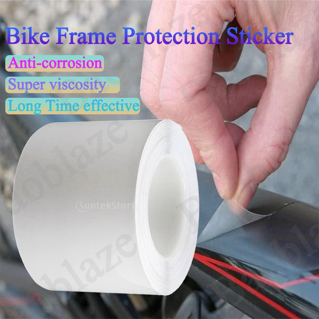 Clear protective discount tape for bikes