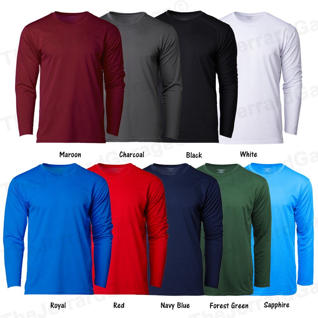 Red dri fit deals long sleeve