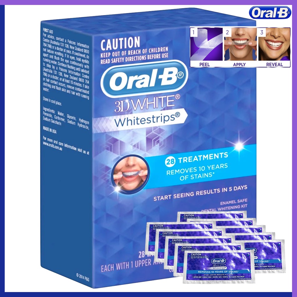 Oral-b 3d White Luxe Whitening Treatments Advanced Seal, 55% OFF