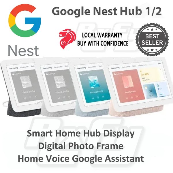 Google home hub as digital store photo frame