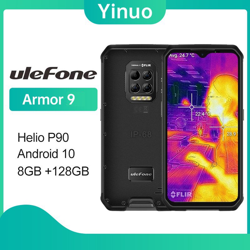 Thermal Imaging Rugged Smartphone Ulefone Armor 9 with 64MP Camera &  Android 10