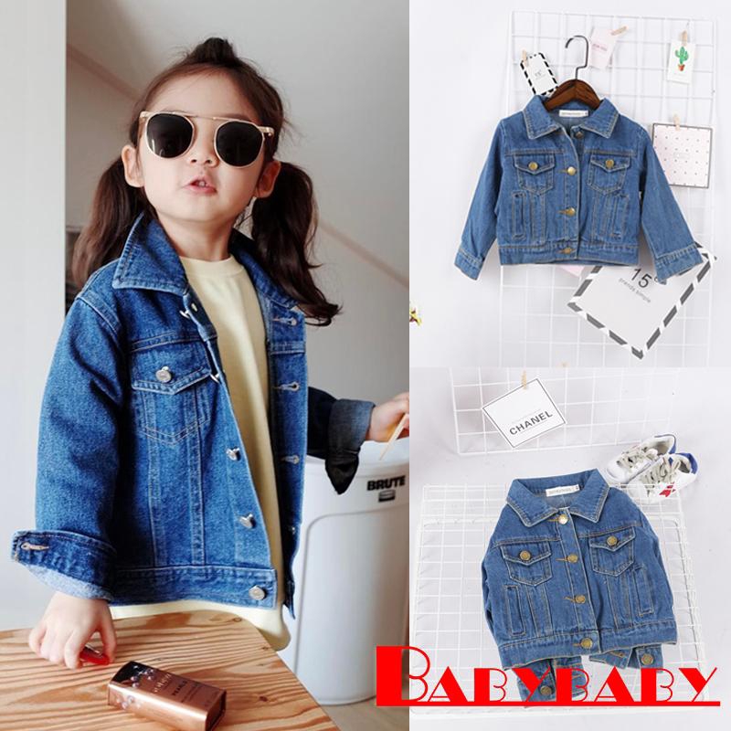 Girl with jeans on sale jacket