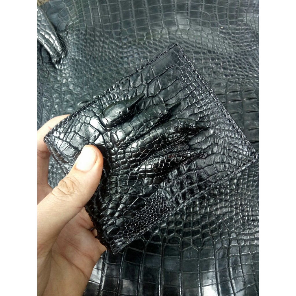 Genuine clearance crocodile wallet