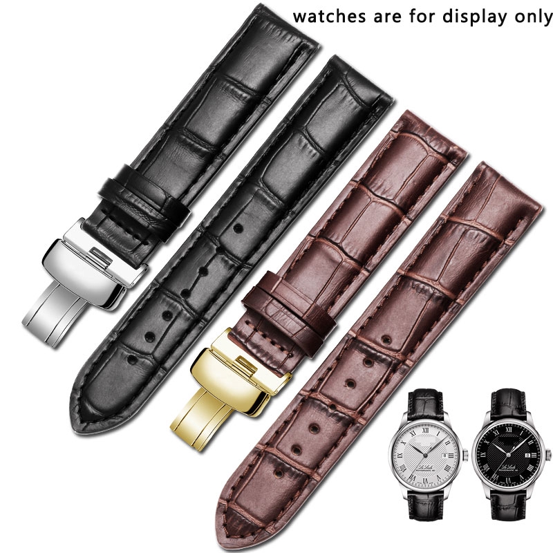 18mm 20mm Band Width Watch Belt 1853 Leather Belt Metal Buckle