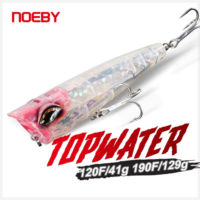 NOEBY 19cm 129g Popper Fishing Lures Trolling Saltwater 12cm 41g