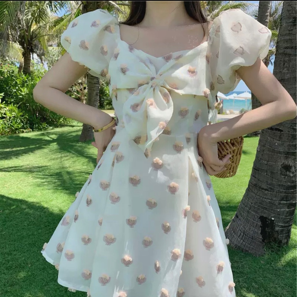 Cute white outlet floral dress