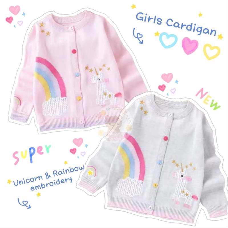 Rainbow on sale cardigan girl