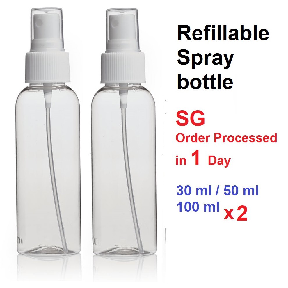 30/50/100ml Empty spray spray bottle travel alcohol disinfection