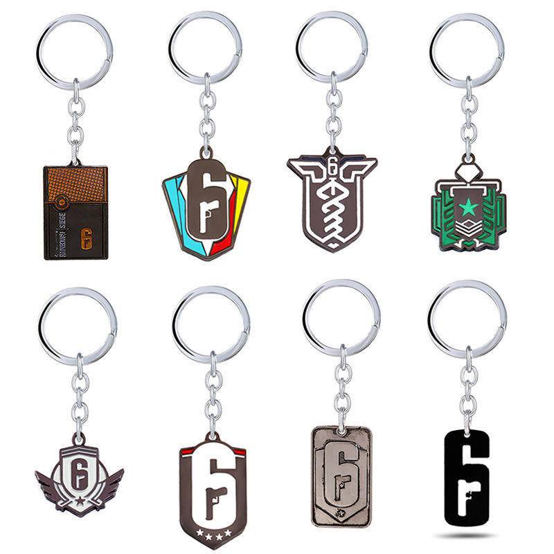 Keychain rainbow hot sale six siege