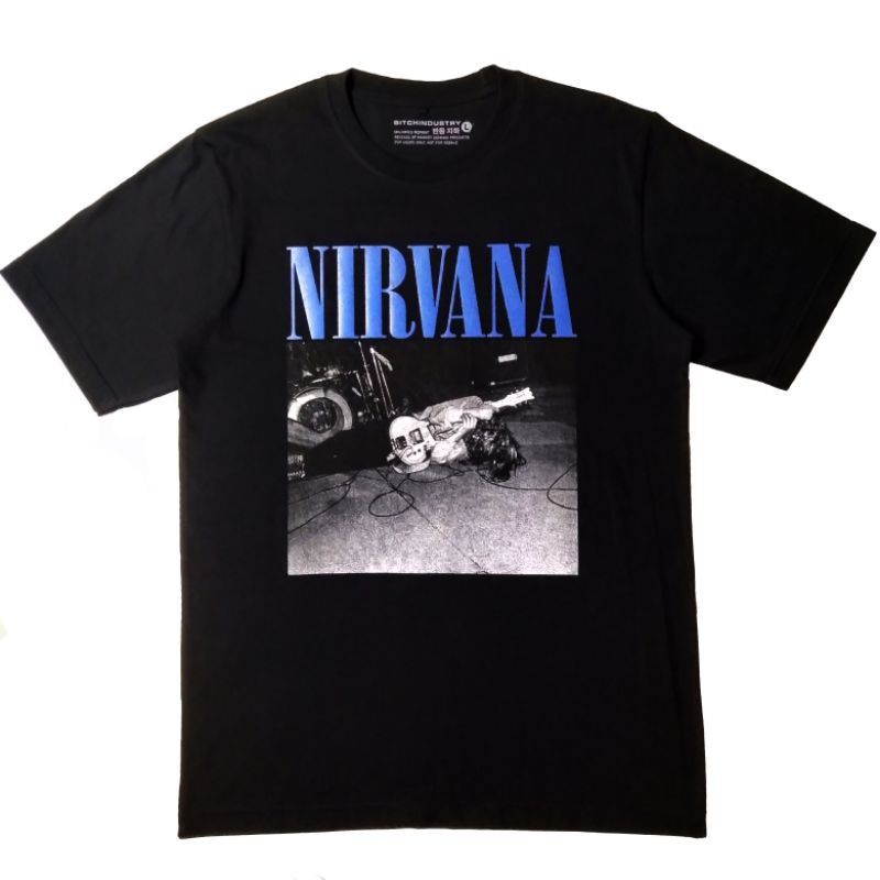 Nirvana T Shirt Bleach Band Logo Kurt Cobain Palestine
