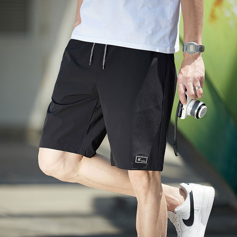 Men in store short pants