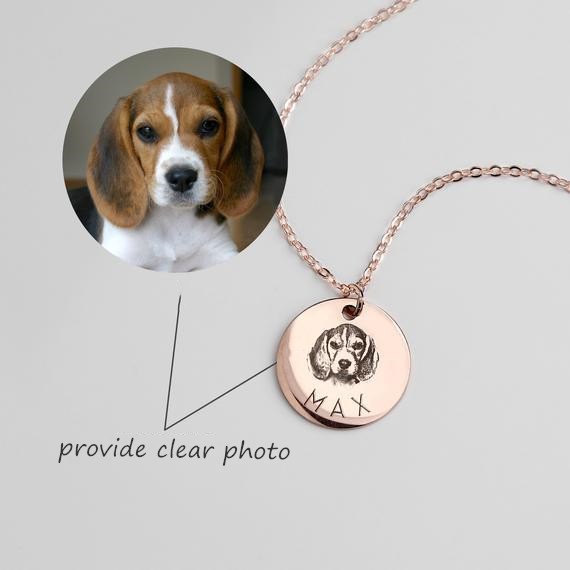 Dog necklace outlet engraved