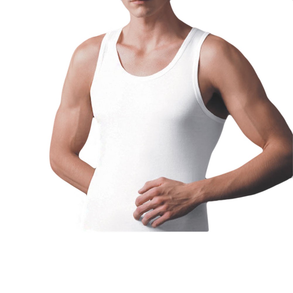 mens white tank undershirt