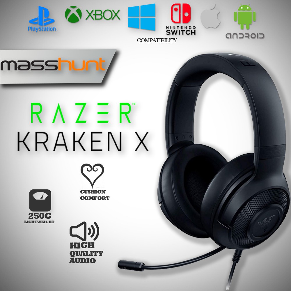Headset Gamer Razer Kraken X Lite, P2