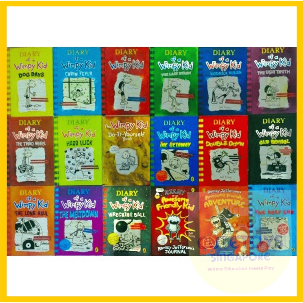 Diary Of A Wimpy Kid (full series of 19 books)