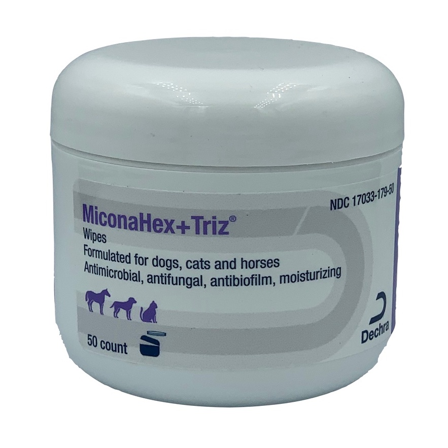 Dechra MiconaHEX Triz Wipes Mal A Ket Wipes 50 sheets antifungal