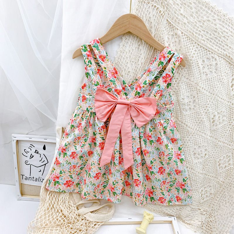 GYMBOREE Kids Fashion Girls Sleeveless Floral Design Dress, Babies & Kids,  Babies & Kids Fashion on Carousell