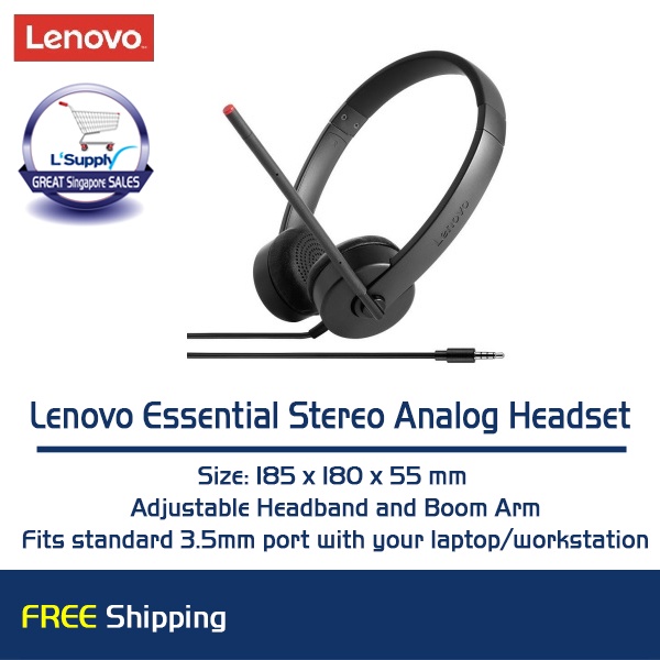 Lenovo Essential Stereo Analog Headset