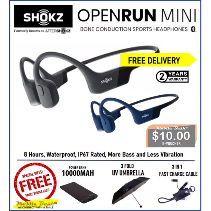 NEW COLOUR! Shokz Openrun Mini (2 years Singapore warranty