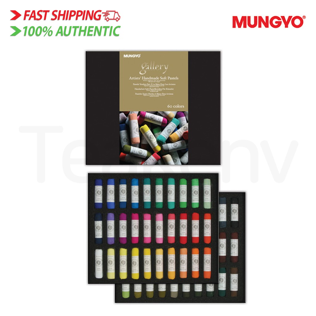 Mungyo Soft Pastel 64 Color Set Square Chalk