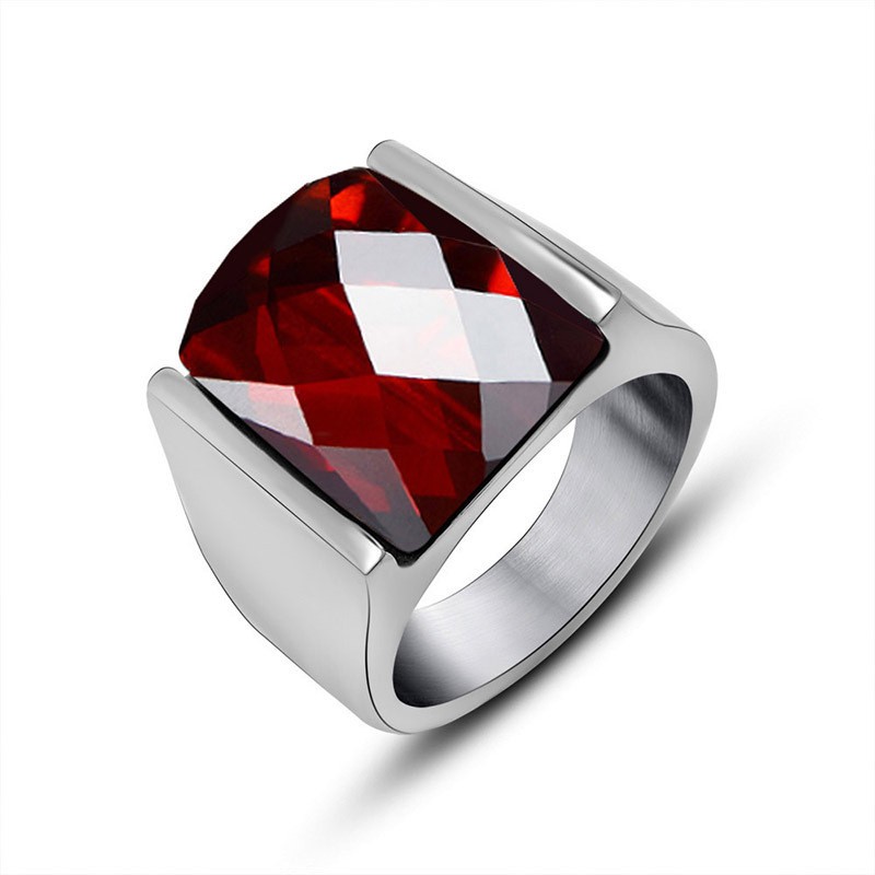 Garnet on sale band rings