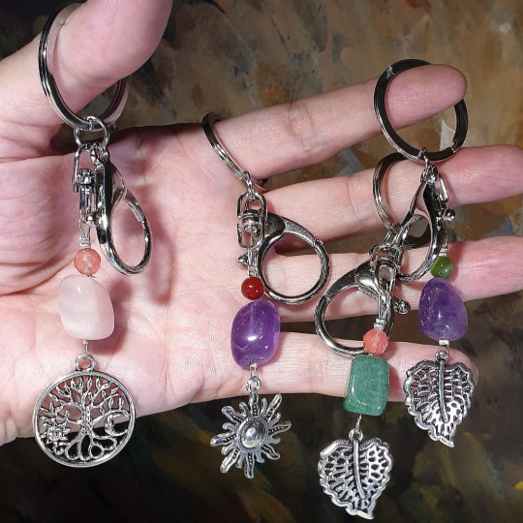 Gemstone keychains sale