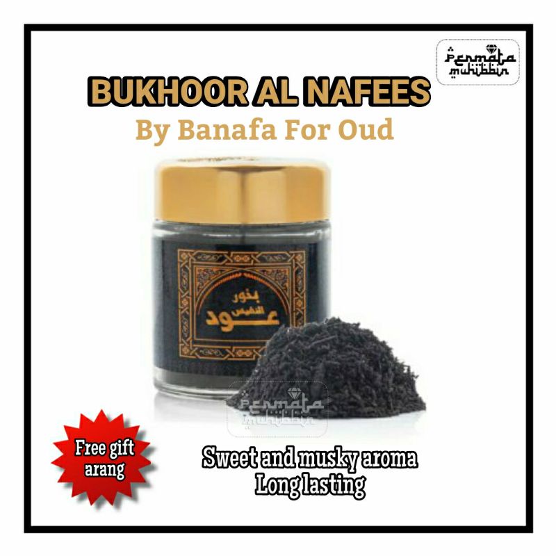 Bakhoor Oud Al Nafis (50gm) Incense by Banafa for Oud