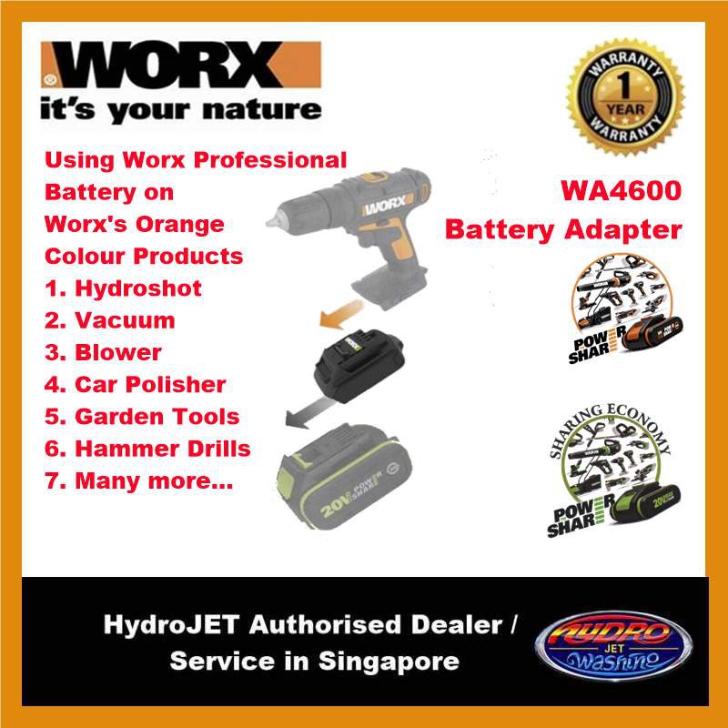 Worx WX4600 Professional Battery Converter to Orange Family