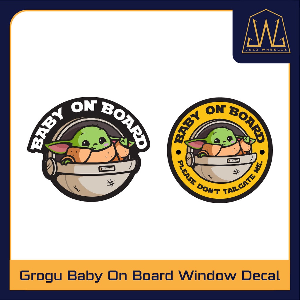 Star wars baby on board decal sale
