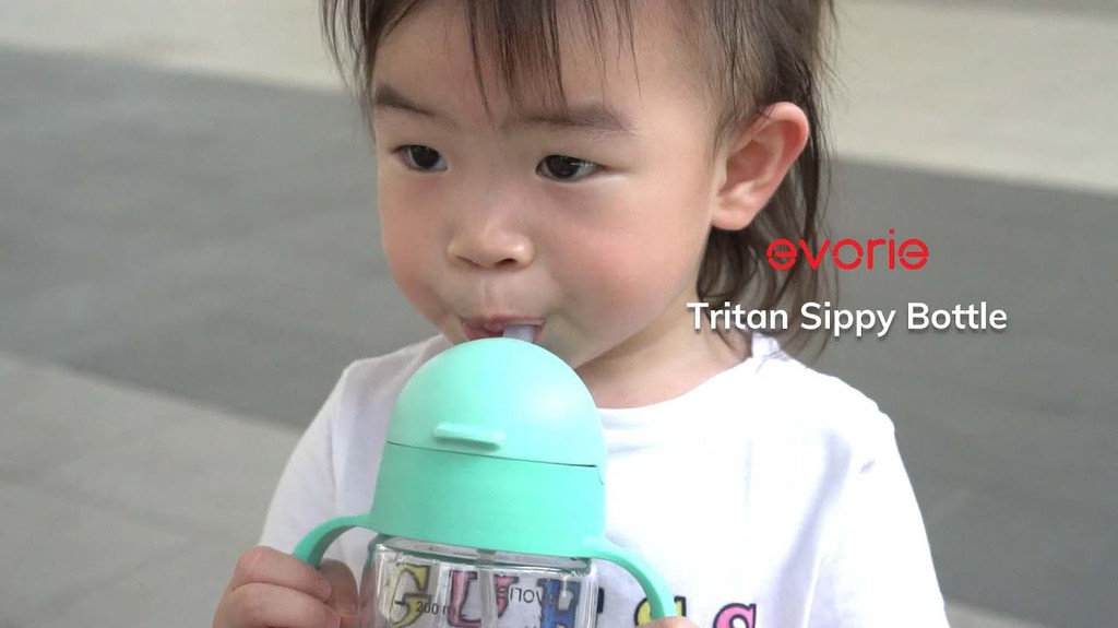 Evorie Tritan Kids Water Bottles Baby Sippy Cups