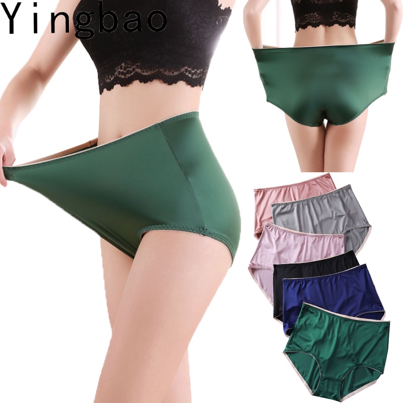 40-100kg Panties Underwear Women Cotton High Waist Ladies Panty Plus Size M  L XL 2XL 3XL