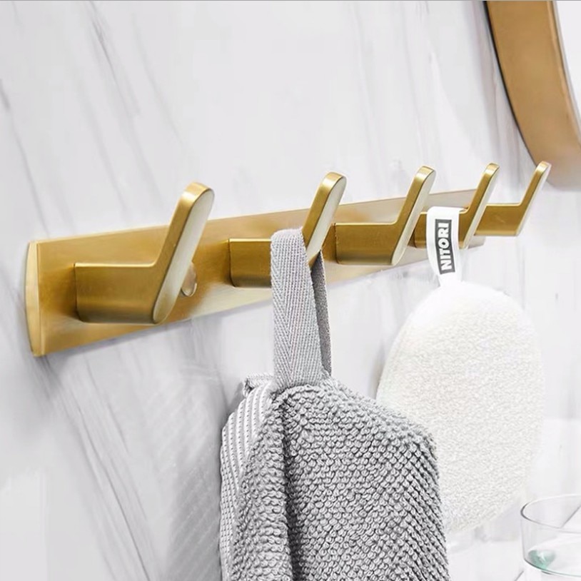 Gold wall sale hook rack